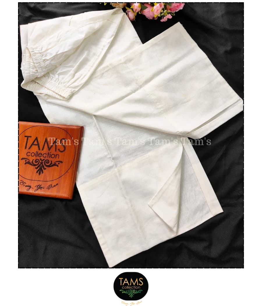 White Divider Pant